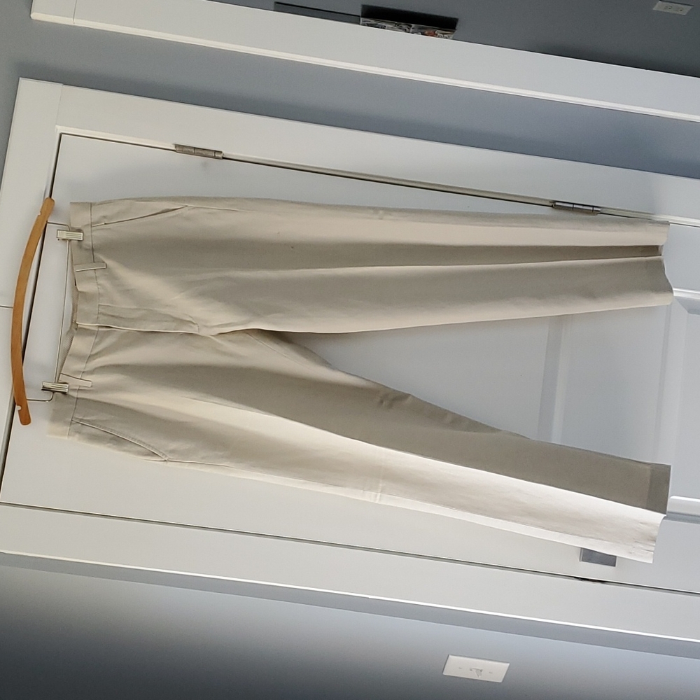 Linen/cotton blend tan dress trouser!
